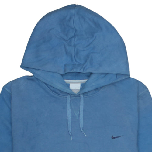 Nike Men's Blue Pullover Hoodie Medium Regular Fit Sportswear