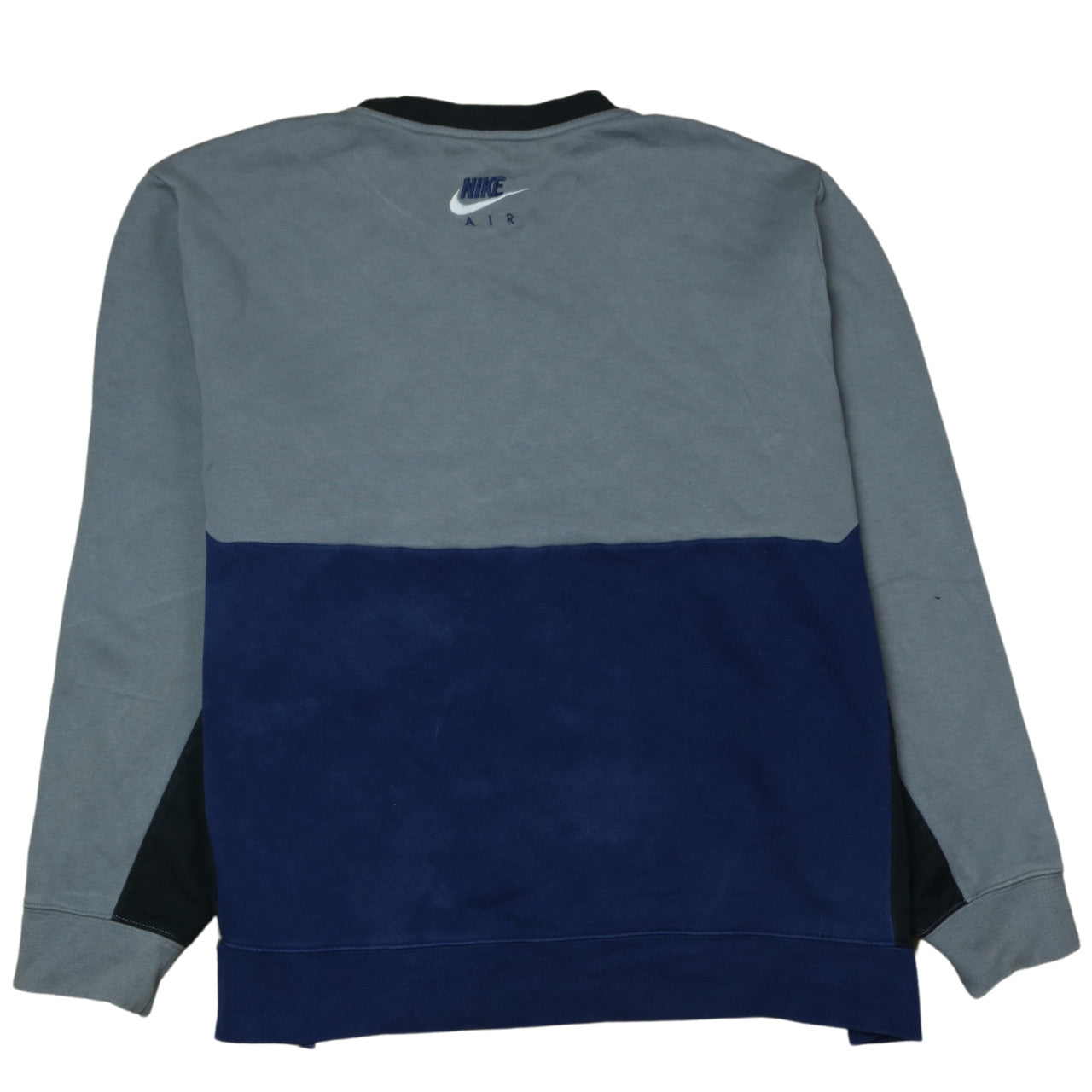 Nike Air Men's Grey 2XL Pullover Sweatshirt Crew Neck Fleece