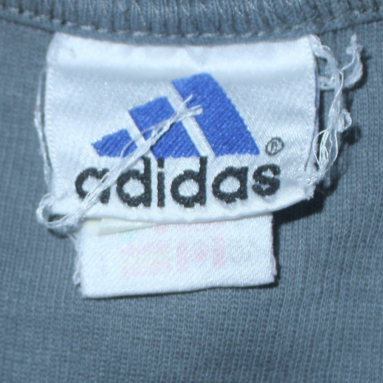 Adidas Men's Grey V-Neck Long Sleeve Pullover Sweatshirt M