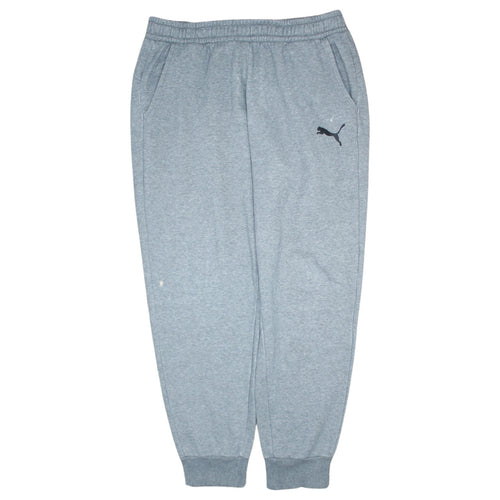 Puma Men's Grey Jogger Sweatpants L Activewear Trousers