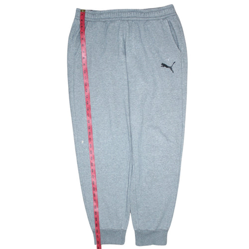 Puma Men's Grey Jogger Sweatpants L Activewear Trousers