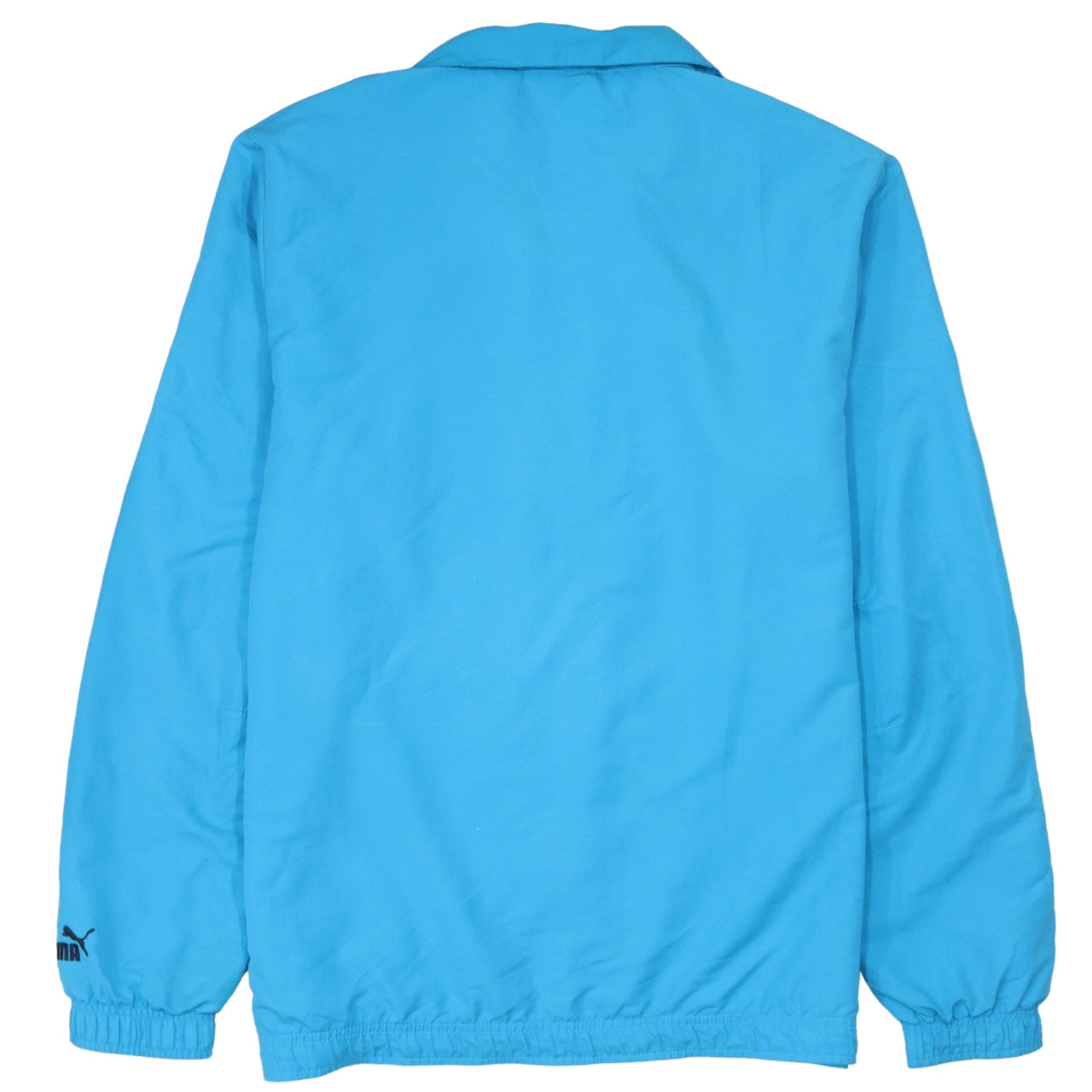 Puma Mens Blue Polyester Windbreaker Jacket L Sports Casual