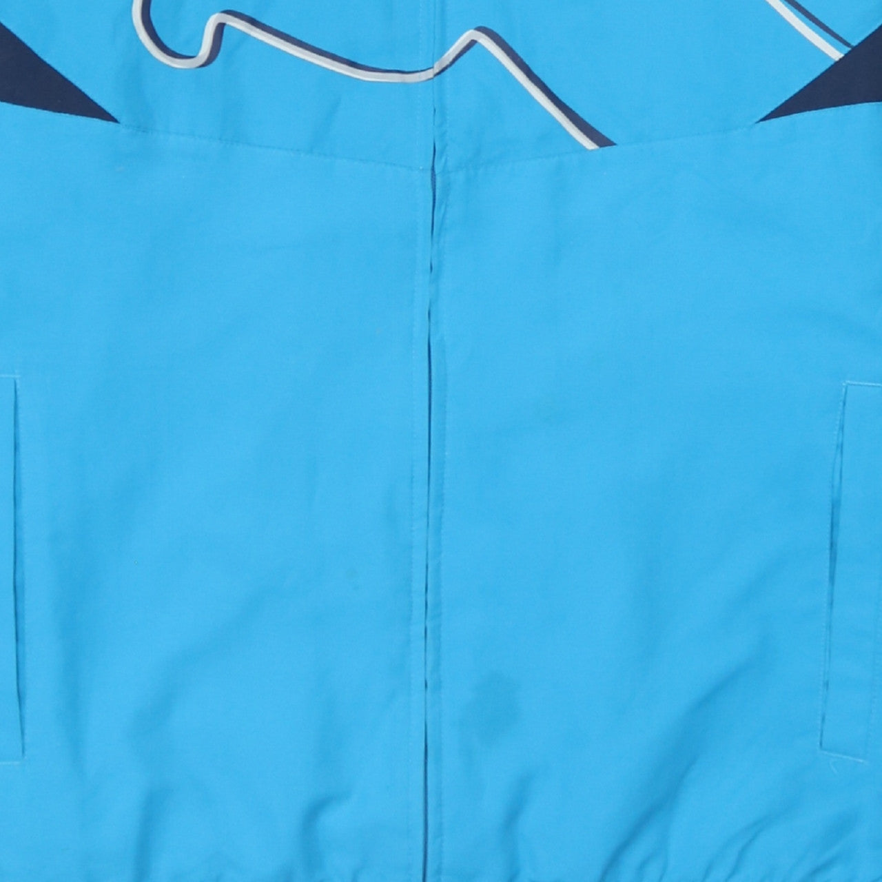 Puma Mens Blue Polyester Windbreaker Jacket L Sports Casual