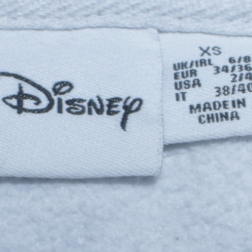 Disney Women’s Grey Mickey Mouse Pullover Hoodie XS
