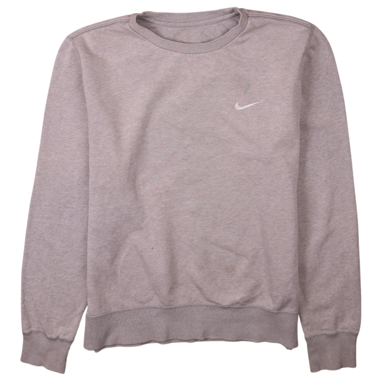 Nike Men's Grey Crew Neck Pullover Sweatshirt Size M