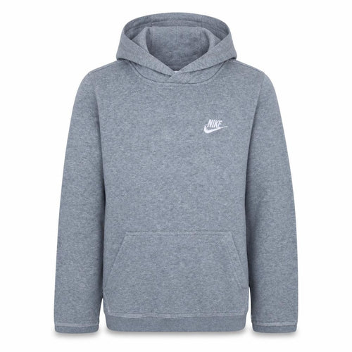 Nike Boys Grey Hoodie L 147-158cm Pullover Fleece Kangaroo Pocket