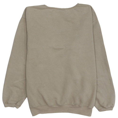 Timberland Mens Beige L Pullover Sweatshirt Outdoor Crew Neck