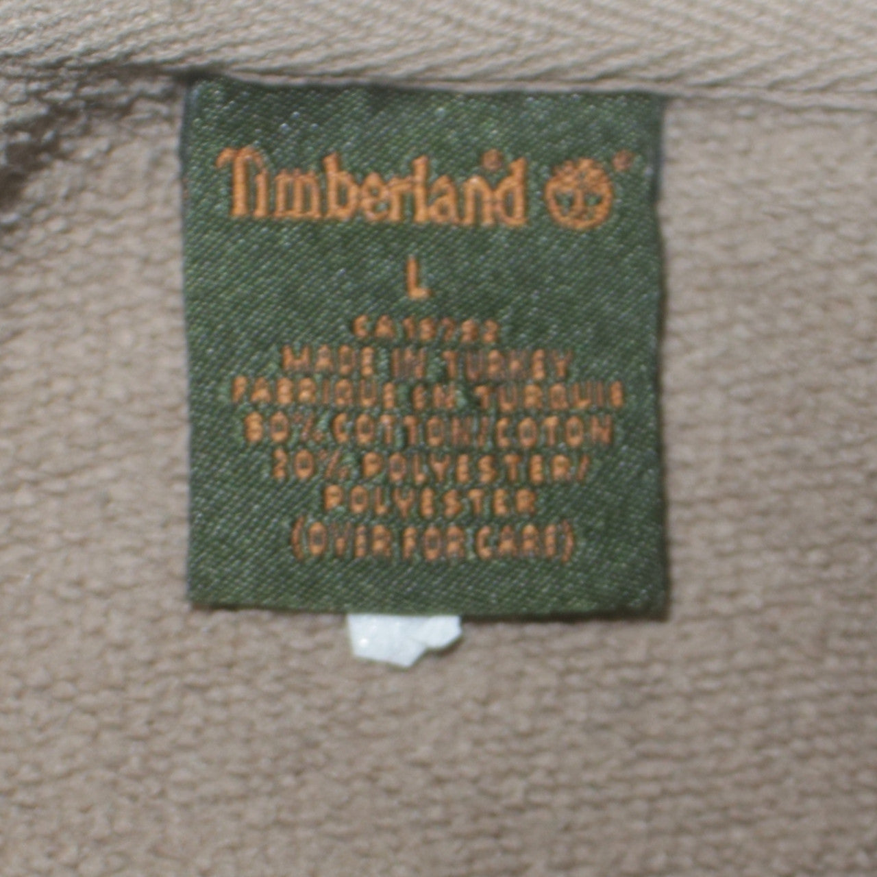 Timberland Mens Beige L Pullover Sweatshirt Outdoor Crew Neck