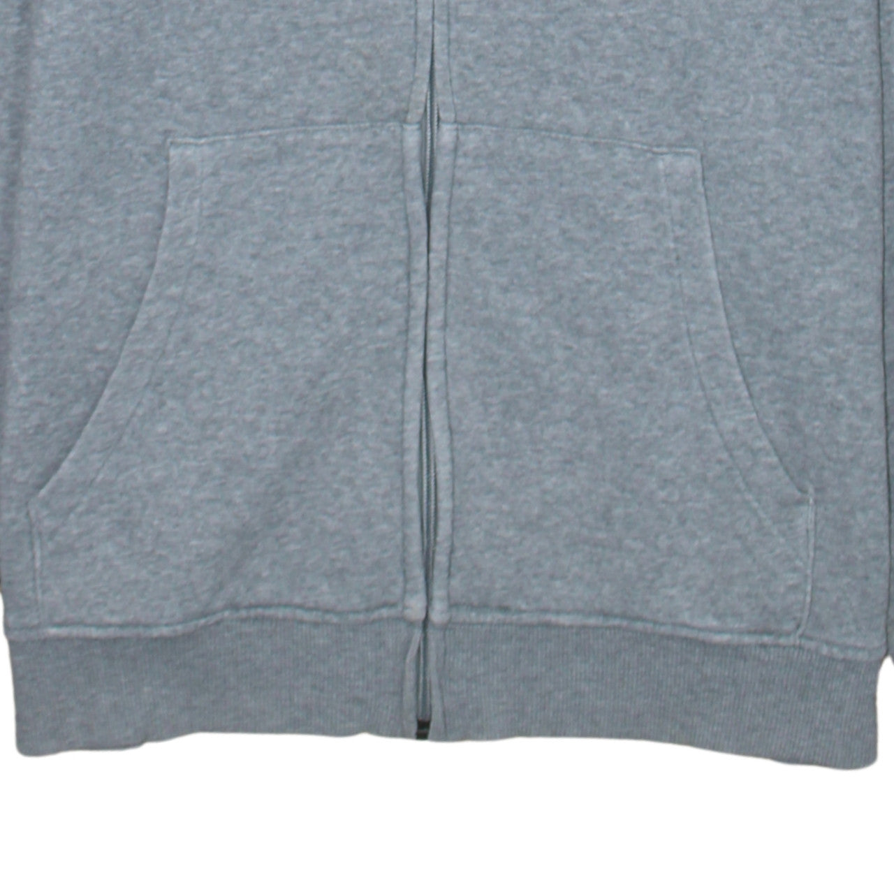 Adidas Men's Grey Full Zip Hoodie L Sports Casual Sweatshirt
