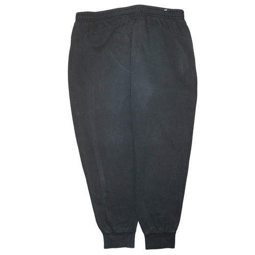 Puma Men's Black 2XL Jogger Sweatpants Fleece Tapered Fit Activewear