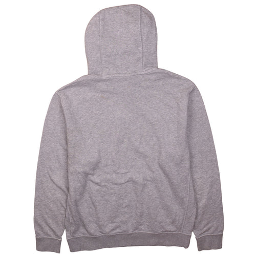 Nike Men's Grey Pullover Hoodie Medium Logo Fleece Sweatshirt