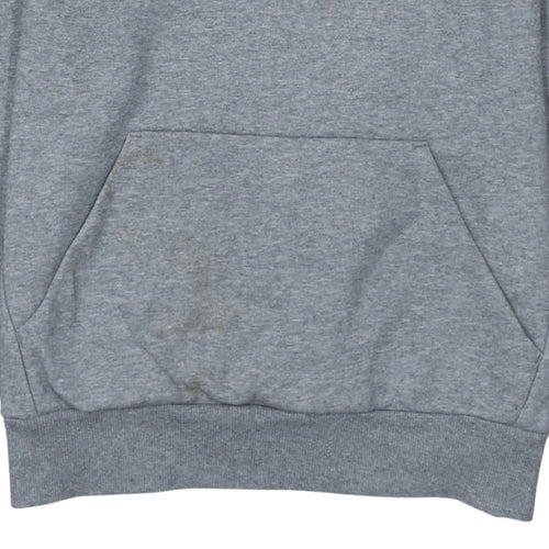 Puma Men’s Grey Pullover Hoodie Small Regular Fit Fleece Sweatshirt