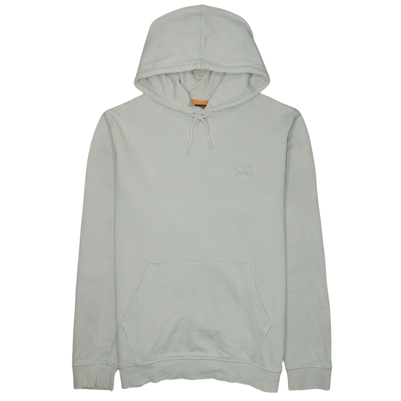 BOSS Men's Beige XL Pullover Hoodie Cotton Regular Fit