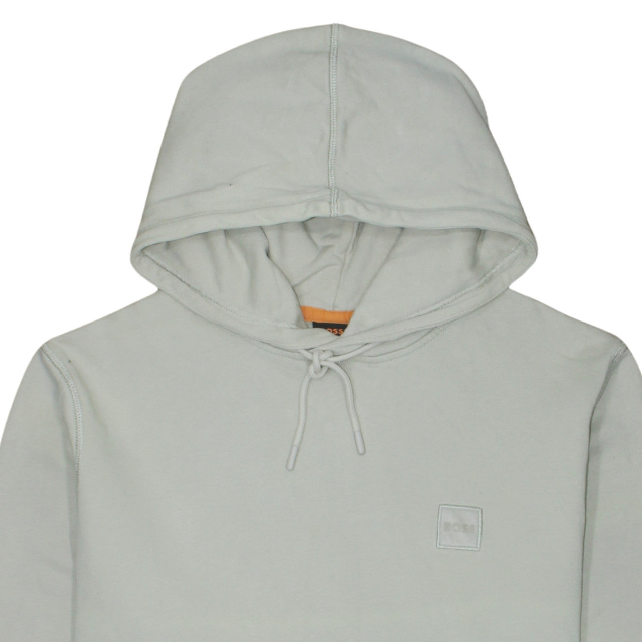 BOSS Men's Beige XL Pullover Hoodie Cotton Regular Fit
