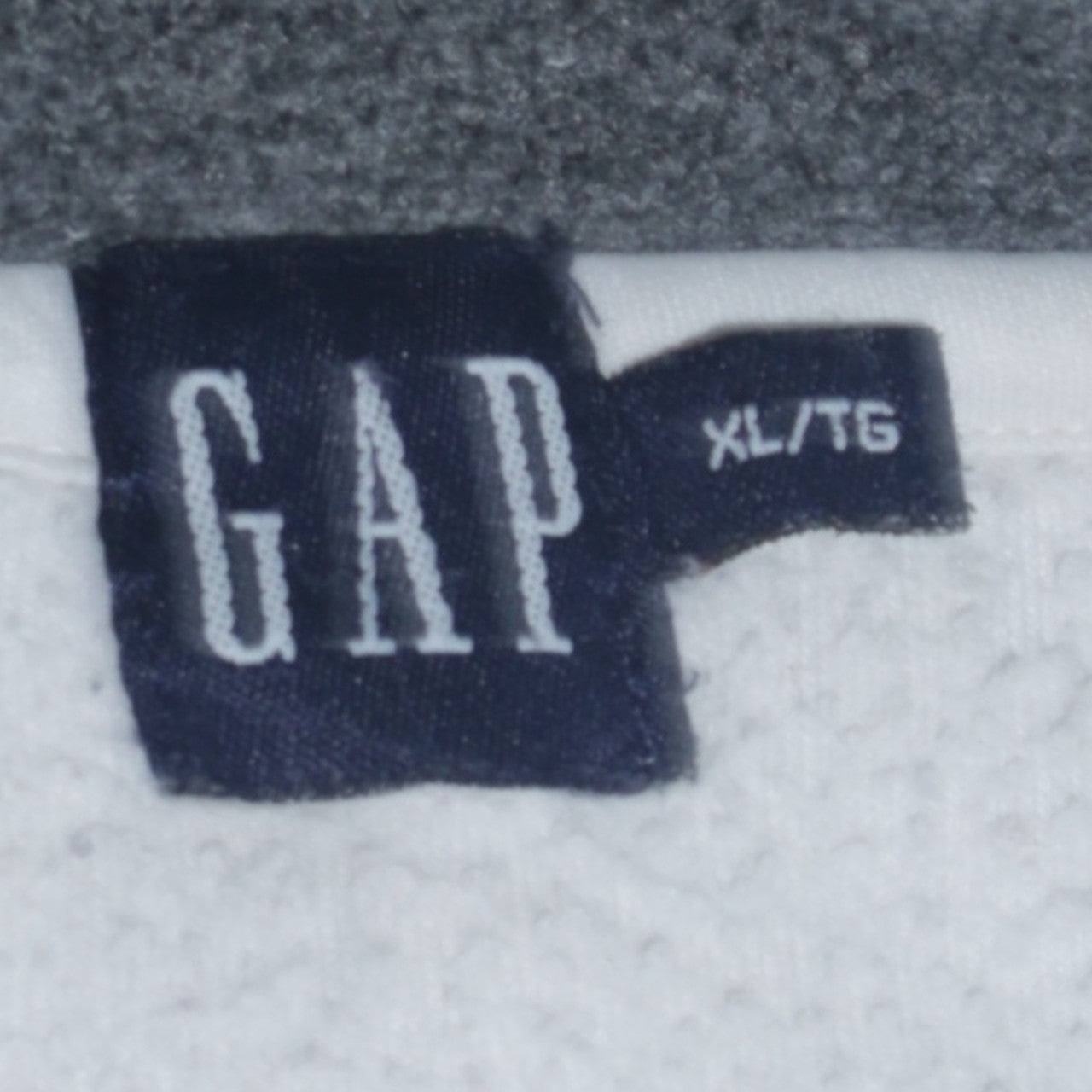 GAP Women’s White Fleece Bodywarmer Gilet XL Zip Pockets Casual