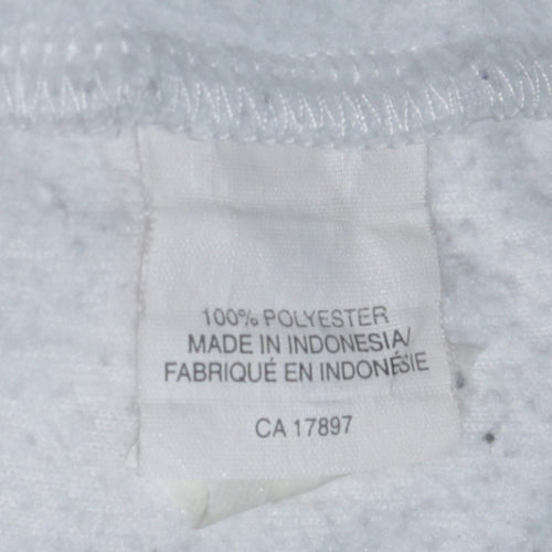 GAP Women’s White Fleece Bodywarmer Gilet XL Zip Pockets Casual