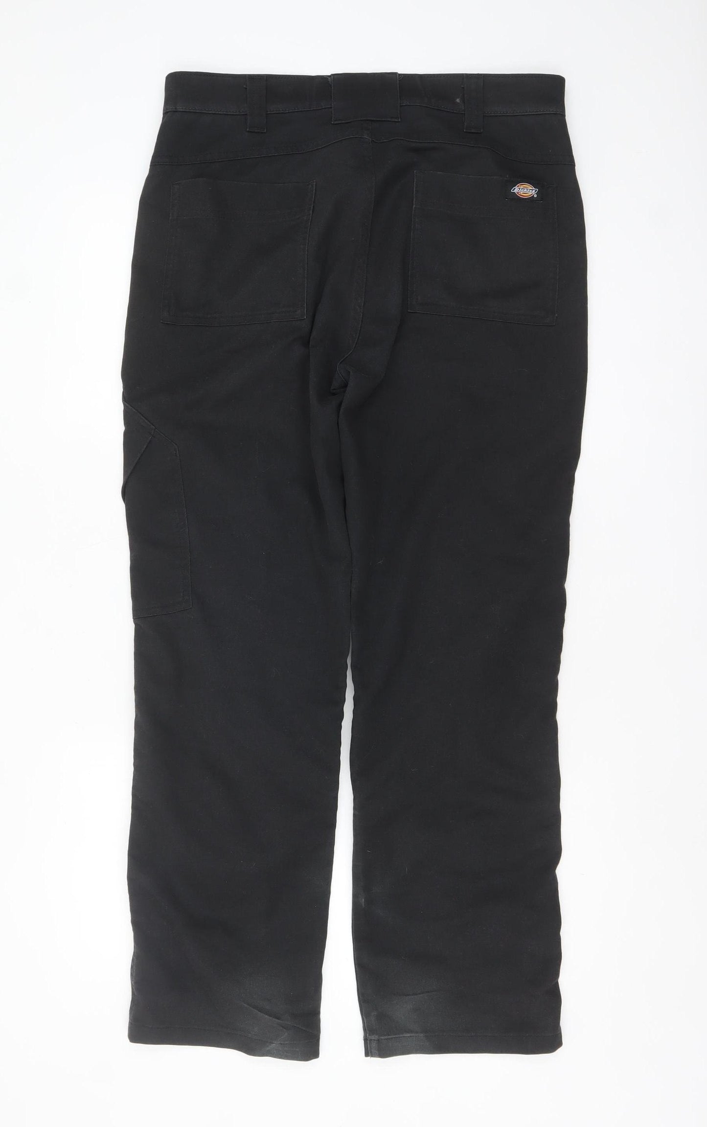 Dickies Men’s Black Cargo Work Trousers W32 L30 Cotton Blend