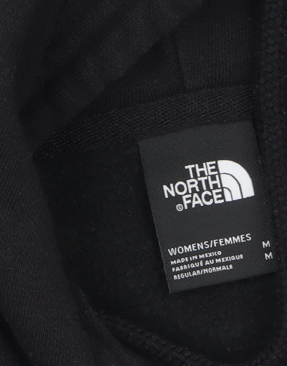 The North Face Womens Black Medium Full Zip Hoodie Cotton Blend