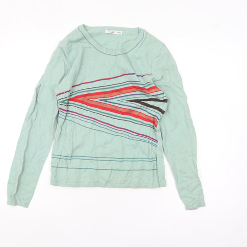 Marks and Spencer Women Green Medium Pullover Jumper