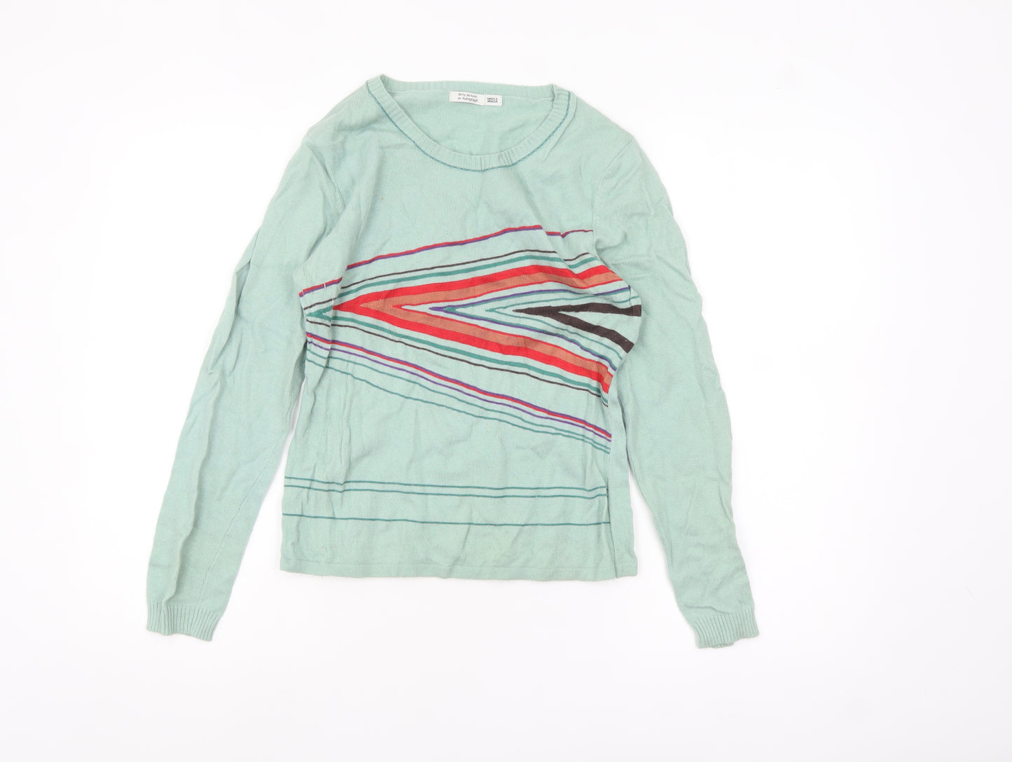 Marks and Spencer Women Green Medium Pullover Jumper