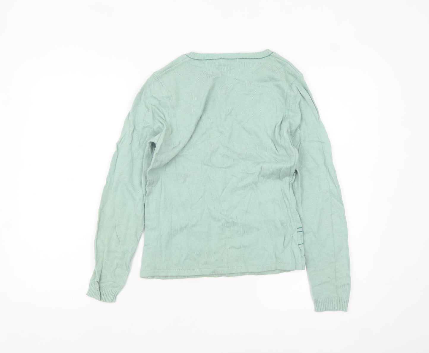 Marks and Spencer Women Green Medium Pullover Jumper
