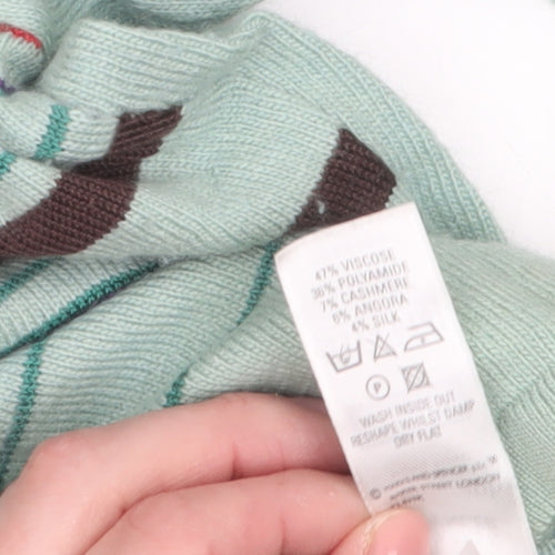 Marks and Spencer Women Green Medium Pullover Jumper