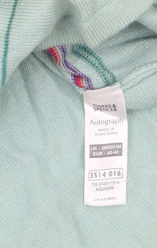 Marks and Spencer Women Green Medium Pullover Jumper