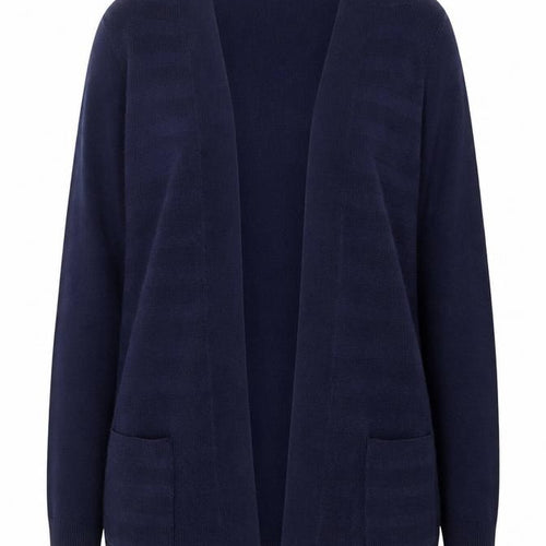 Maine New England Women's Blue Size 14 Open Front Knit Cardigan