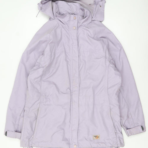 Arctic Storm Women’s Purple Waterproof Hooded Rain Jacket L