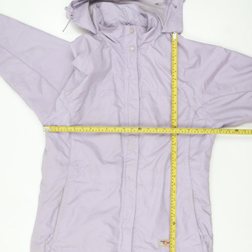 Arctic Storm Women’s Purple Waterproof Hooded Rain Jacket L