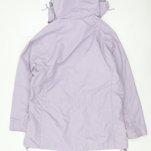 Arctic Storm Women’s Purple Waterproof Hooded Rain Jacket L