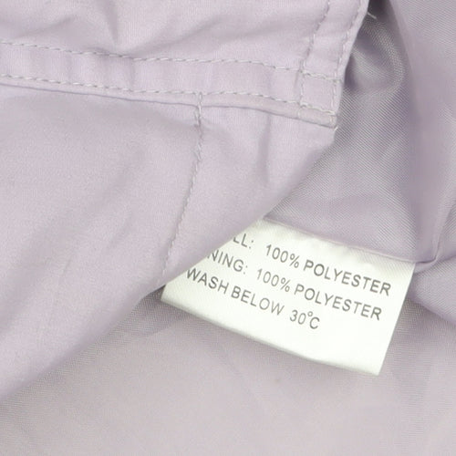 Arctic Storm Women’s Purple Waterproof Hooded Rain Jacket L