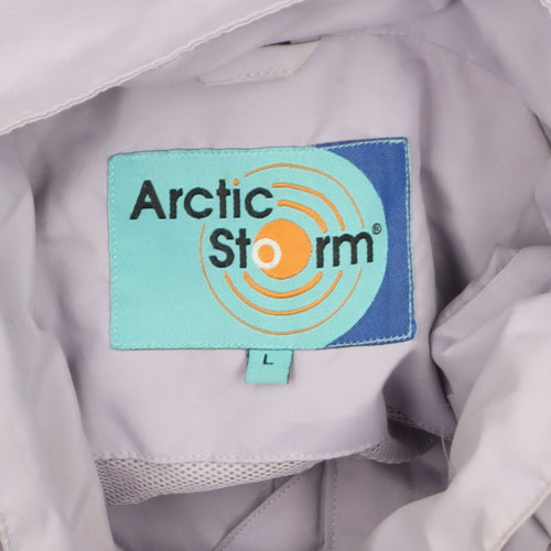 Arctic Storm Women’s Purple Waterproof Hooded Rain Jacket L