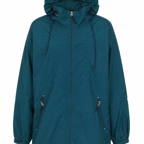 EMS Women's Green L Anorak Hooded Full Zip Outdoor Jacket