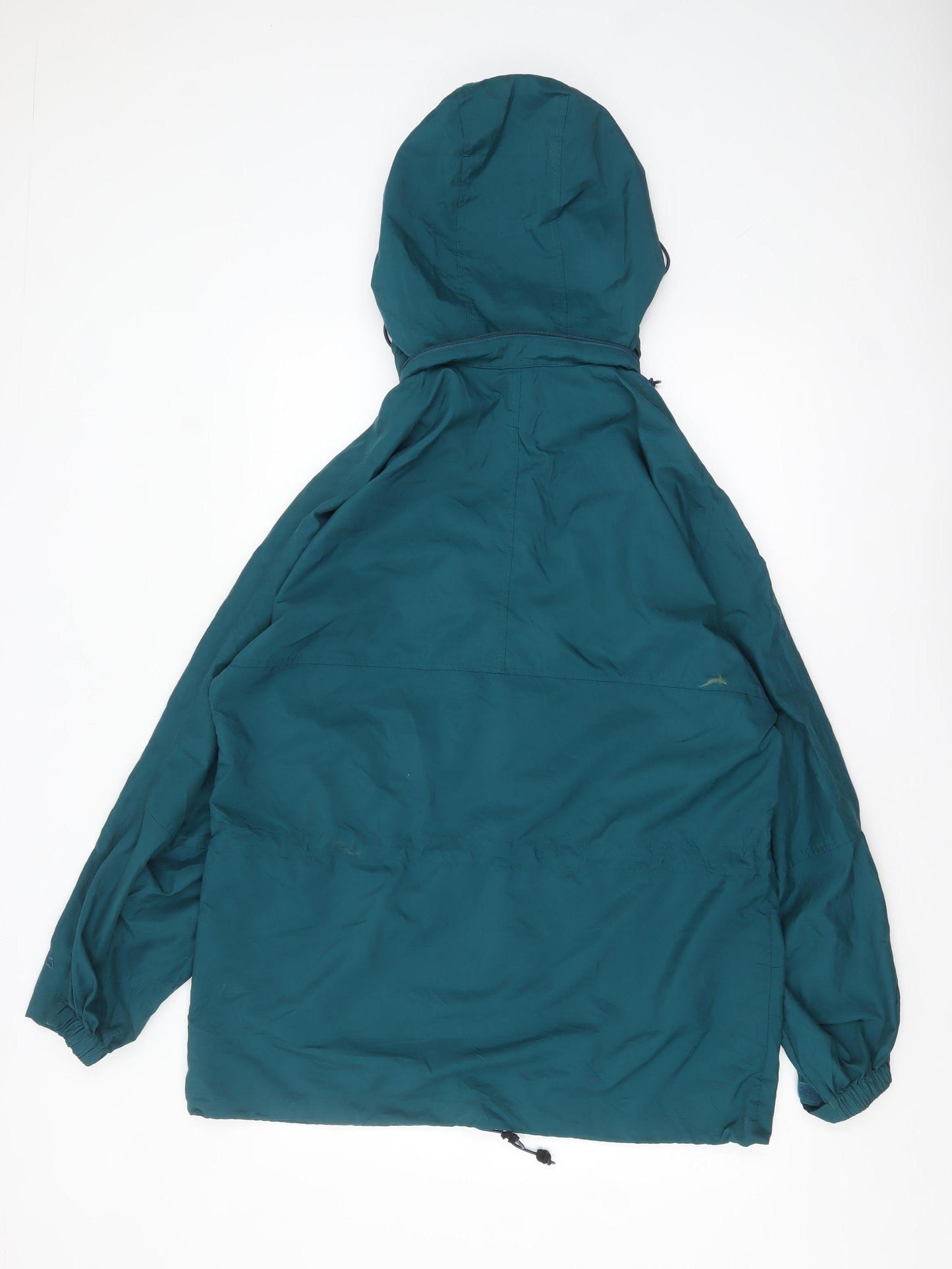EMS Women's Green L Anorak Hooded Full Zip Outdoor Jacket