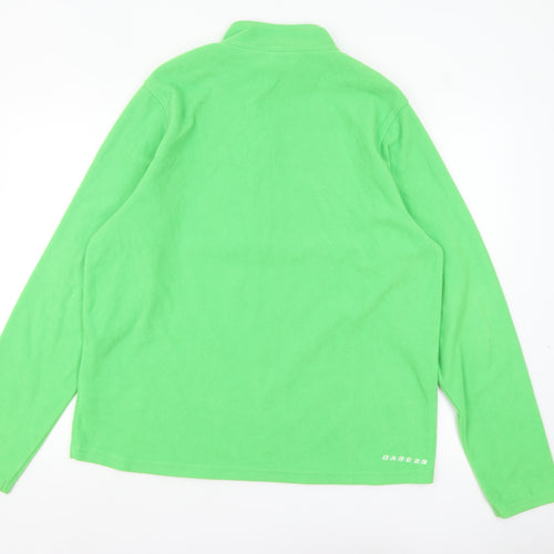 Dare 2b Men's Green XL Fleece 1/4 Zip Pullover Sweatshirt