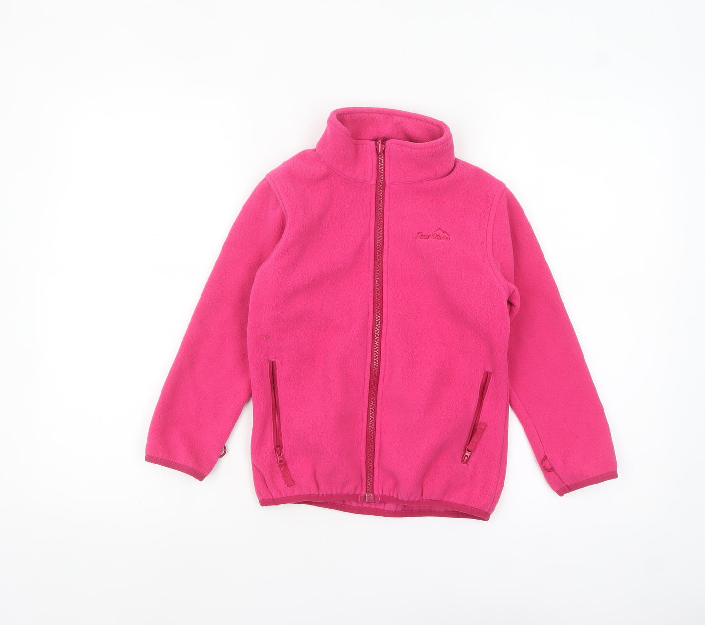 Peter Storm Girls Pink Fleece Full Zip Jacket 7-8 Years
