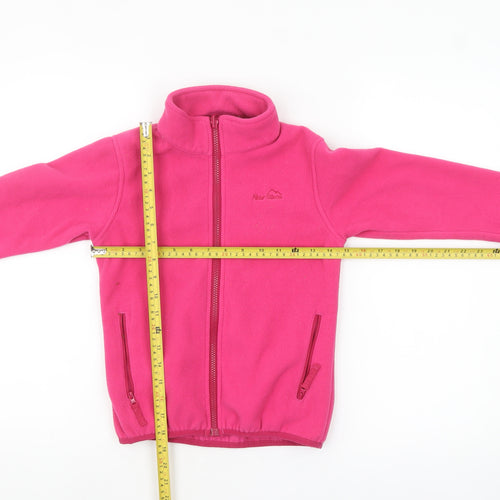 Peter Storm Girls Pink Fleece Full Zip Jacket 7-8 Years
