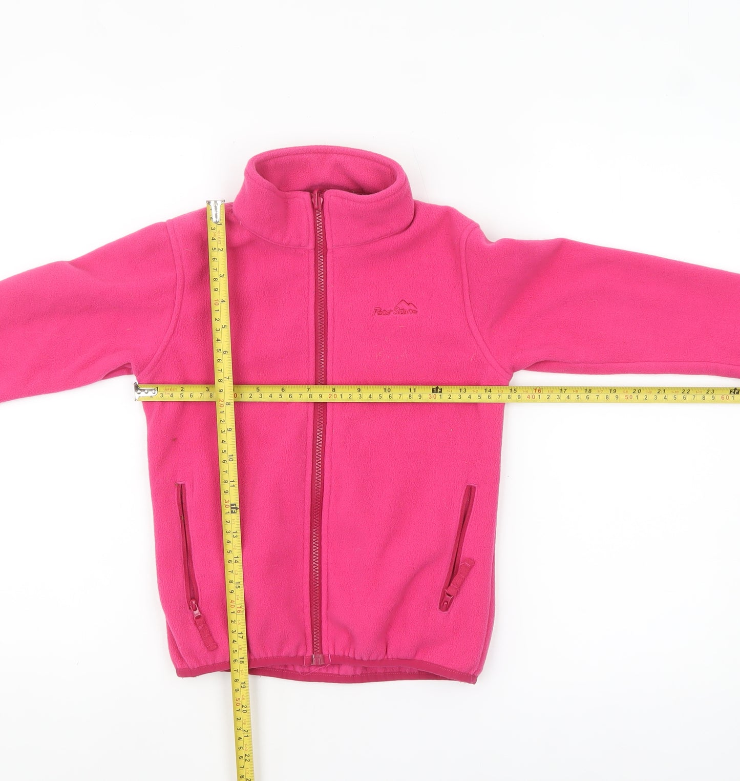 Peter Storm Girls Pink Fleece Full Zip Jacket 7-8 Years