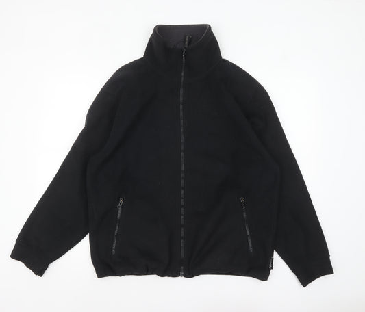 Peter Storm Men's Black Fleece Full Zip Jacket Size M