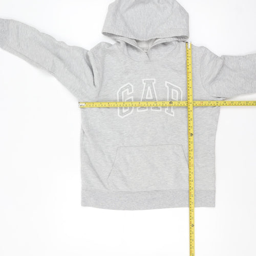 GAP Womens Grey Small Pullover Hoodie Cotton Blend Casual