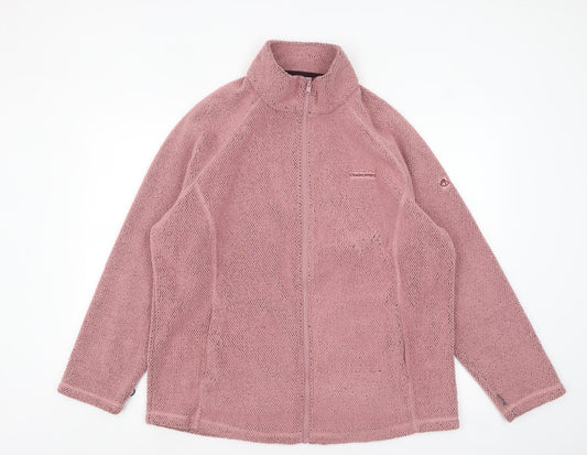 Craghoppers Women’s Pink Full Zip Fleece Jacket Size 20