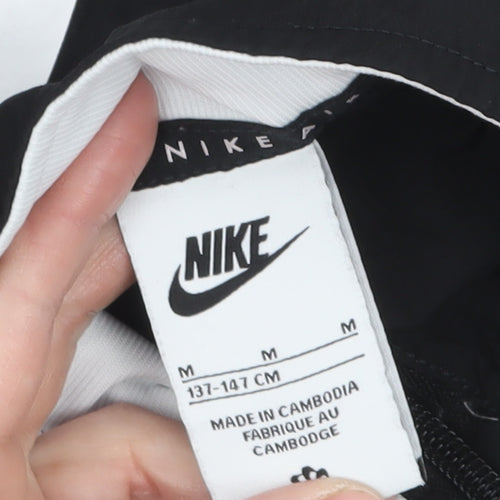 Nike Boys Black Air Track Jacket 11-12 Years Lightweight Zip Sportswear