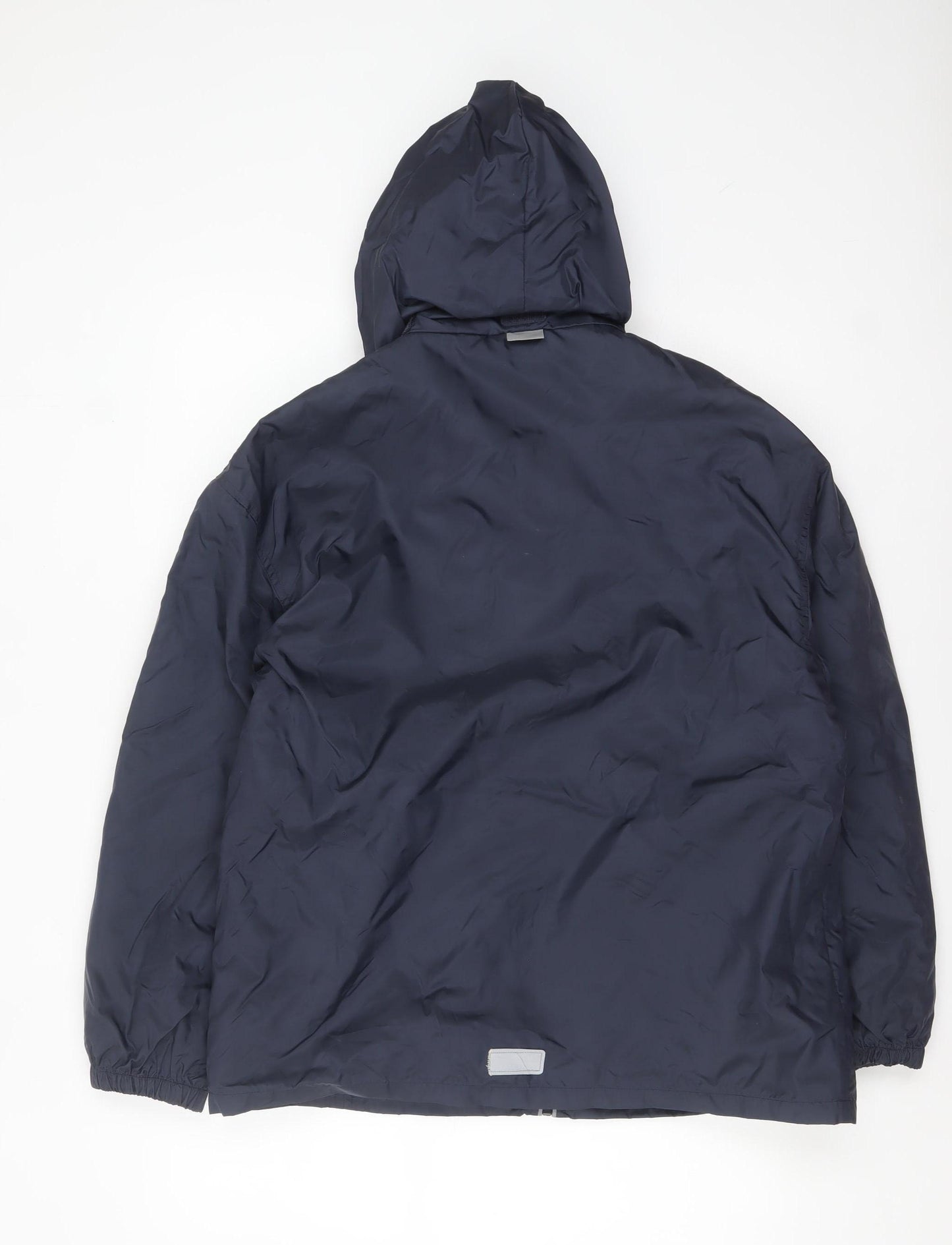 Trutex Men's Blue Waterproof Hooded Rain Jacket Size M