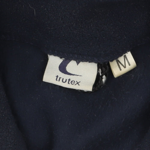 Trutex Men's Blue Waterproof Hooded Rain Jacket Size M
