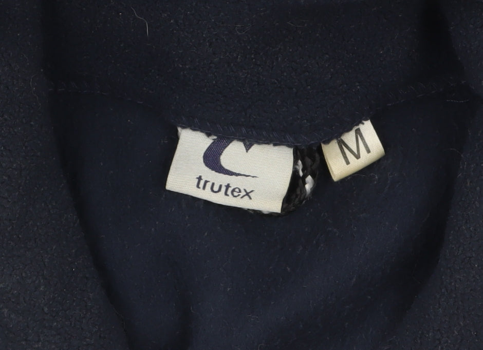 Trutex Men's Blue Waterproof Hooded Rain Jacket Size M