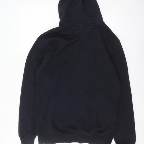 F&F Men's Black Pullover Hoodie Size S Regular Fit Cotton Blend