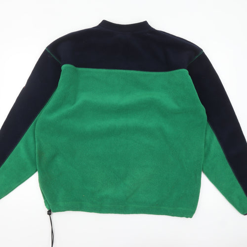 Atlantic Sport Men's Green Fleece 1/4 Zip Pullover Sweatshirt M
