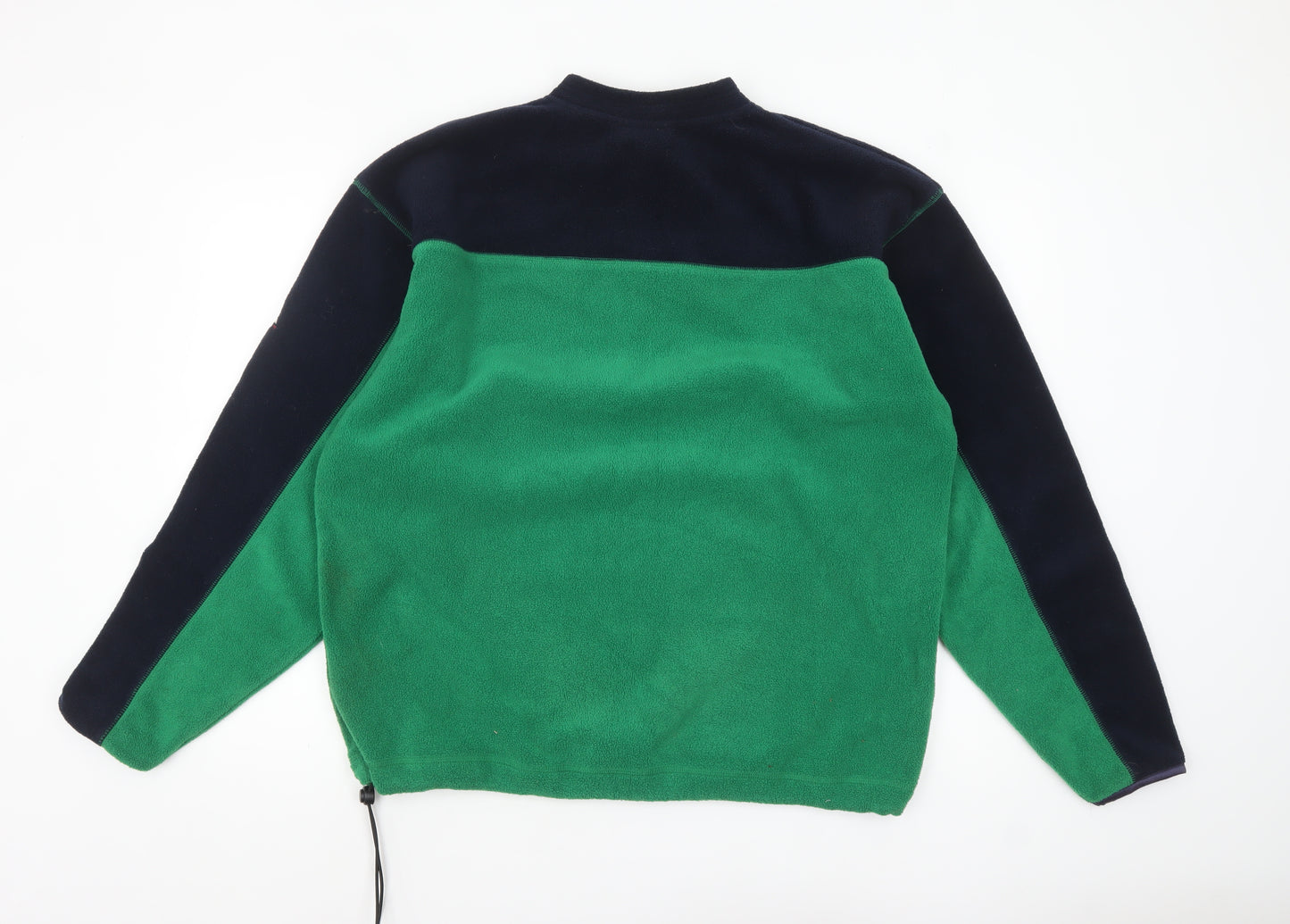 Atlantic Sport Men's Green Fleece 1/4 Zip Pullover Sweatshirt M