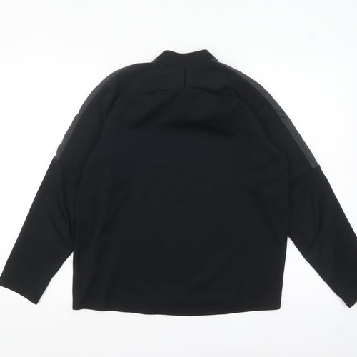 Nike Boys Black Dri-FIT XL Long Sleeve 1/4 Zip Training Top
